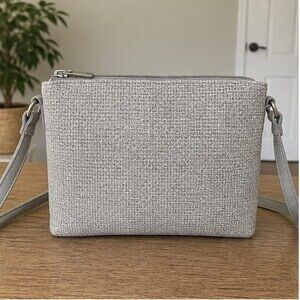 Mauve Saffiano Crossbody Bag